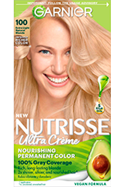 Extra Light Natural Blonde Hair Color Nutrisse Ultra Creme Nourishing Permanent Color - Garnier